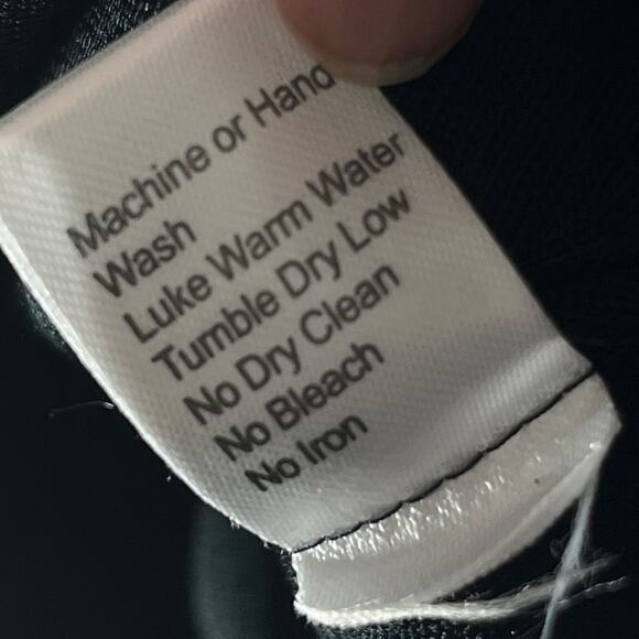 Ming Wang Dress Sleeveless Sheath Black Filament Acrylic Knit Evening Holiday XL - Picture 7 of 7